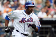 NEW YORK - MAY 09:  Carlos Delgado #21 of the New York Mets runs against the Pittsburgh Pirates on May 9, 2009 at Citi Field in the Flushing neighborhood of the Queens borough of New York City. The Mets defeated the Pirates 10-1.  (Photo by Jim McIsaac/Getty Images)