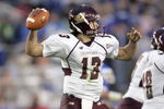 LEXINGTON, KY - SEPTEMBER 30: Dan LeFevour #13 of the Central Michigan Chippewas passes the ball during the game against the Kentucky Wildcats on September 30, 2006 at Commonwealth Stadium in Lexington, Kentucky. (Photo by Andy Lyons/Getty Images)