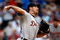 ARLINGTON, TX - JULY 29:  Pitcher Justin Verlander #35 of the Detroit Tigers throws against the Texas Rangers on July 29, 2009 at Rangers Ballpark in Arlington, Texas.  (Photo by Ronald Martinez/Getty Images)
