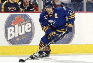 BUFFALO, NY - APRIL 20:  Teppo Numminen #27 of the Buffalo Sabres skates against the New York Islanders during Game 5 of the NHL Eastern Conference Quarterfinals on April 20, 2007 at HSBC Arena in Buffalo, New York. The Sabres defeated the Islanders 4-3.  (Photo by Rick Stewart/Getty Images)