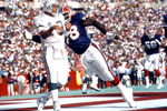 Bruce Smith, defensive end, Buffalo Bills.  (Photo by Al Messerschmidt/Getty Images)