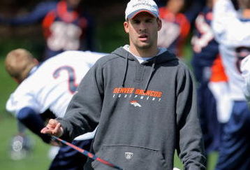 ENGLEWOOD, CO - MAY 03:  Head coach Josh McDaniels of the Denver Broncos oversees practice during minicamp at the Broncos training facility on May 3, 2009 in Englewood, Colorado.  (Photo by Doug Pensinger/Getty Images)