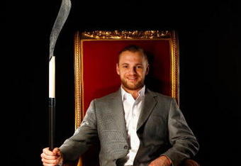 ATLANTA - JANUARY 26:  Western Conference All-Star Marian Gaborik #9 of the Minnesota Wild poses for a portrait as part of the 2008 NHL All-Star weekend at Philips Arena on January 26, 2008 in Atlanta, Georgia.  (Photo by Jamie Squire/Getty Images for the NHL)
