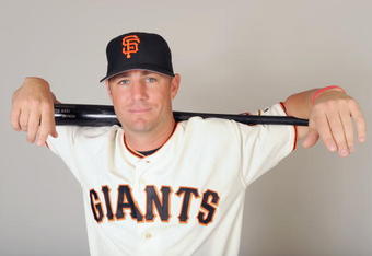 SCOTTSDALE, ARIZONA - FEBRUARY 23:  Kevin Frandsen of the San Francisco Giants poses during photo day at Scottsdale Stadium on February 23, 2009 in Scottsdale, Arizona. (Photo by: Harry How/Getty Images)