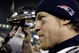 JACKSONVILLE, F - FEBRUARY 6: Linebacker Larry Izzo #53 of the New England Patriots celebrates with the Lombardi Trophy after defeating the Philadelphia Eagles in Super Bowl XXXIX at Alltel Stadium on February 6, 2005 in Jacksonville, Florida. The Patriots defeated the Eagles 24-21. (Photo by Brian Bahr/Getty Images)