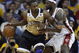CLEVELAND - APRIL 21: Gilbert Arenas #0 of the Washington Wizards tries to get around LeBron James #23 of the Cleveland Cavaliers in Game Two of the Eastern Conference Quarterfinals during the 2008 NBA Playoffs at Quicken Loans Arena April 21, 2008 in Cleveland, Ohio. NOTE TO USER: User expressly acknowledges and agrees that, by downloading and or using this photograph, User is consenting to the terms and conditions of the Getty Images License Agreement. (Photo by Gregory Shamus/Getty Images)