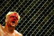 26 Oct 2001:  Jeff Jarrett feels the pain during the cage fight bout during the WWA Wrestling 'Inception'  fight night held at the Sydney Superdome, Sydney, Australia.  DIGITAL IMAGE Mandatory Credit: Chris McGrath/ALLSPORT