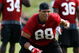 FLOWERY BRANCH, GA - AUGUST 01:  Tight end Tony Gonzalez #88 of the Atlanta Falcons during opening day of training camp on August 1, 2009 at the Falcons Training Complex in Flowery Branch, Georgia.  (Photo by Kevin C. Cox/Getty Images)