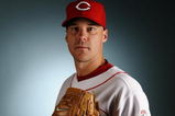 SARASOTA, FL - FEBRUARY 22:  Justin Lehr of the Cincinnati Reds poses for a portrait during the spring training photo day on February 22, 2008 at Ed Smith Stadium in Sarasota, Florida.  (Photo by Robert Laberge/Getty Images)