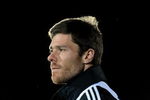 BLOEMFONTEIN, SOUTH AFRICA - JUNE 25:  Xabi Alonso of Spain enters the pitch during a training session the day after the European Champions stunning 2-0 loss against USA on June 25, 2009 in Bloemfontein, South Africa.  (Photo by Jasper Juinen/Getty Images)