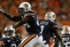 AUBURN, AL - SEPTEMBER 20:  Running back Danny McCray #44 of the Auburn Tigers celebrates with running back Brad Lester #1 after McCray scored a touchdown while taking on the LSU Tigers at Jordan-Hare Stadium on September 20, 2008 in Auburn, Alabama. LSU defeated Auburn 26-21.  (Photo by Doug Benc/Getty Images)