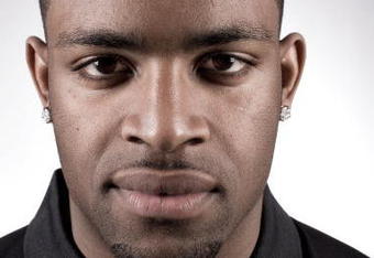 NEW YORK - APRIL 21:  Football player Michael Crabtree poses for a portrait on April 21, 2009 in New York City.  (Photo by Chris McGrath/Getty Images for Subway)