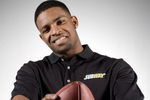 NEW YORK - APRIL 21:  Football player Michael Crabtree poses for a portrait on April 21, 2009 in New York City.  (Photo by Chris McGrath/Getty Images for Subway)
