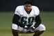 JACKSONVILLE, FL - JULY 31:  Khalif Barnes #69 of the Jacksonville Jaguars looks on during training camp at Alltel Stadium practice facililty on July 31, 2007 in Jacksonville, Florida. (Photo by Doug Benc/Getty Images)