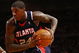 NEW YORK - MARCH 04: Marvin Williams #24 of the Atlanta Hawks drives to the basket during the game against the New York Knicks at Madison Square Garden March 4, 2009 in New York City. NOTE TO USER: User expressly acknowledges and agrees that, by downloading and/or using this Photograph, User is consenting to the terms and conditions of the Getty Images License Agreement. (Photo by Chris McGrath/Getty Images)