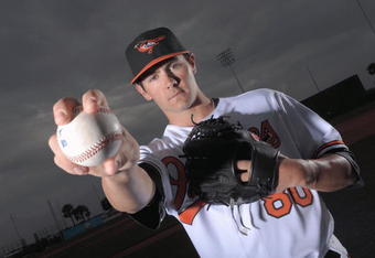FORT LAUDERDALE, FL - FEBRUARY 23: Jake Arrieta #80 of the Baltimore Orioles poses during photo day at the Orioles spring training complex on February 23, 2009 in Ft. Lauderdale, Florida. (Photo by Marc Serota/Getty Images)