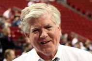 MONTREAL, QC - JUNE 26: President & General Manager Brian Burke of the Toronto Maple Leafs looks on prior to the first round of the 2009 NHL Entry Draft at the Bell Centre on June 26, 2009 in Montreal, Quebec, Canada. (Photo by Bruce Bennett/Getty Images)