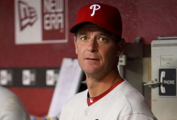 PHOENIX - JULY 28:  Pitcher Jamie Moyer#50 of the Philadelphia Phillies looks on from the dugout during the major league baseball game against the Arizona Diamondbacks at Chase Field on July 28, 2009 in Phoenix, Arizona. The Phillies defeated the Diamondbacks 4-3.  (Photo by Christian Petersen/Getty Images)