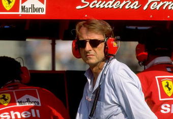 1 Nov 1998:  Luca Di Montezemolo of the Ferrari during the Japanese Grand Prix at Suzuka, Japan. Mika Hakkinen won the race after Michael Schumacher of Germany racing for Ferrari exited the race with a flat tyre giving Mika the drivers championship. \ Mandatory Credit: Mark Thompson /Allsport