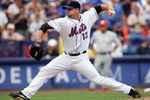 NEW YORK - JULY 24:  Billy Wagner #13 of the New York Mets pitches against the Philadelphia Phillies on July 24, 2008 at Shea Stadium in the Flushing neighborhood of the Queens borough of New York City. The Mets defeated the Phillies 3-1.  (Photo by Jim McIsaac/Getty Images)