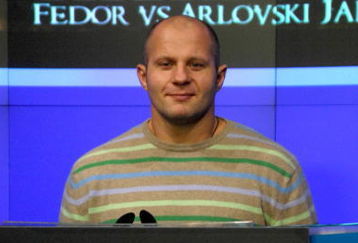 NEW YORK - JANUARY 20:  Fedor Vladimirovich Emelianenko, heavyweight mixed martial artist and current World Alliance of Mixed Martial Arts heavyweight champion rings the NASDAQ opening bell at NASDAQ in Times Square on January 20, 2009 in New York City.  (Photo by Joe Corrigan/Getty Images)