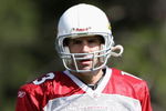 FLAGSTAFF, AZ - JULY 31:  Quarterback Kurt Warner #13 of the Arizona Cardinals during the team training camp at Northern Arizona University on July 31, 2009 in Flagstaff, Arizona.  (Photo by Christian Petersen/Getty Images)