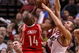 PORTLAND, OR - APRIL 28:  Carl Landry #14 of the Houston Rockets is guarded by Joel Przybilla #10 and Steve Blake #2 of the Portland Trail Blazers during Game 5 of the Western Conference Quarterfinals of the NBA Playoffs on April 28, 2009 at the Rose Garden in Portland, Oregon. NOTE TO USER: User expressly acknowledges and agrees that, by downloading and or using this Photograph, user is consenting to the terms and conditions of the Getty Images License Agreement.  (Photo by Jonathan Ferrey/Getty Images)
