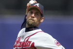 NEW YORK - MAY 07:  John Smoltz #29 of the Atlanta Braves delivers a pitch against the New York Mets on May 7, 2006 at Shea Stadium in the Flushing neighborhood of the Queens borough of New York City. The Braves defeated the Mets 13-3.  (Photo by Jim McIsaac/Getty Images)