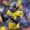 KANSAS CITY, MO - NOVEMBER 29:  Gilbert Moye #10 of the Missouri Tigers celebrates on the field during the game against the Kansas Jayhawks on November 29, 2008 at Arrowhead Stadium in Kansas City, Missouri. (Photo by Jamie Squire/Getty Images)