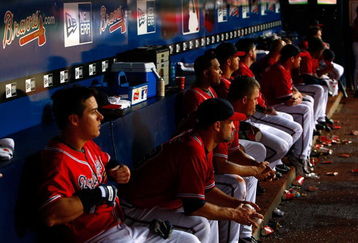 ATLANTA - AUGUST 02:  The Atlanta Braves take on the Los Angeles Dodgers on August 2, 2009 at Turner Field in Atlanta, Georgia.  (Photo by Kevin C. Cox/Getty Images)