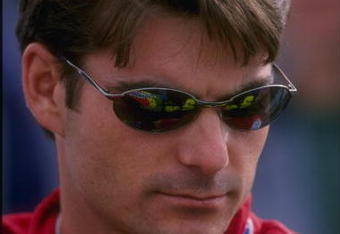27 Oct 1996: Jeff Gordon looks on before the NASCAR Dura Lube 500 at the Phoenix International Raceway in Phoenix, Arizona.