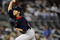NEW YORK - AUGUST 07:  Junichi Tazawa #63 of the Boston Red Sox pitches against the New York Yankees in the 14th inning of the game on August 7, 2009 at Yankee Stadium in the Bronx borough of New York City.  (Photo by Jeff Zelevansky/Getty Images)