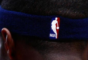 NEW YORK - JANUARY 23:  A detailed view of the NBA logo on the headband of a Memphis Grizzlies player during their game against the New York Knicks at Madison Square Garden January 23, 2009 in New York City. NOTE TO USER: User expressly acknowledges and agrees that, by downloading and/or using this Photograph, User is consenting to the terms and conditions of the Getty Images License Agreement. The Knicks defeated the Grizzlies 108-88. (Photo by Chris McGrath/Getty Images)
