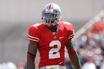 COLUMBUS, OH - SEPTEMBER 06:  Malcolm Jenkins #2 of the Ohio State Buckeyes looks down the field during the game against the Ohio Bobcats at Ohio Stadium on September 6, 2008 in Columbus, Ohio.  (Photo by Kevin C. Cox/Getty Images)