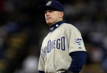 LOS ANGELES, CA - JUNE 10:  Second baseman David Eckstein #3 of the San Diego Padres plays in the field against the Los Angeles Dodgers on June 10, 2009 at Dodger Stadium in Los Angeles, California.  The Padres won 3-1.  (Photo by Stephen Dunn/Getty Images)