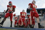 NEW ORLEANS - DECEMBER 28:  The Iowa State University Cyclones enter Independence Stadium for the Independence Bowl against the Miami University of Ohio RedHawks on December 28, 2004 in Shreveport, Louisiana. Iowa defeated Miami of Ohio 17-13.  (Photo by Chris Graythen/Getty Images)