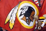LANDOVER, MD - DECEMBER 21:  A general view of the Washington Redskins cheer squad as the fly flags during the game of the Philadelphia Eagles on December 21, 2008 at FedEx Field in Landover, Maryland.  (Photo by Kevin C. Cox/Getty Images)