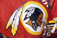 LANDOVER, MD - DECEMBER 21:  A general view of the Washington Redskins cheer squad as the fly flags during the game of the Philadelphia Eagles on December 21, 2008 at FedEx Field in Landover, Maryland.  (Photo by Kevin C. Cox/Getty Images)