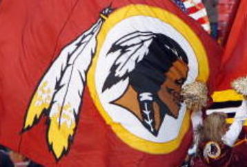 LANDOVER, MD - DECEMBER 21:  A general view of the Washington Redskins cheer squad as the fly flags during the game of the Philadelphia Eagles on December 21, 2008 at FedEx Field in Landover, Maryland.  (Photo by Kevin C. Cox/Getty Images)