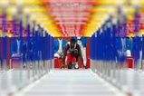 BEIJING - AUGUST 20:  Dayron Robles of Cuba prepares to compete men's 110m hurdles during the track and field athletics event at the National Stadium during Day 12 of the Beijing 2008 Olympic Games on August 20, 2008 in Beijing, China.  (Photo by Michael Steele/Getty Images)
