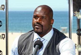 SANTA MONICA, CA - AUGUST 05:  NBA player Shaquille O'Neal answers questions at a press conference for ABC's new reality show 'Shaq Vs.' held at the Lowes Hotel on August 5, 2009 in Santa Monica, California.  (Photo by Alberto E. Rodriguez/Getty Images)
