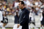 HOUSTON - JULY 31:  Head coach Gary Kubiak of the Houston Texans watches over practice on July 31, 2009 in Houston, Texas.  (Photo by Bob Levey/Getty Images)