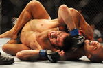 PHILADELPHIA - AUGUST 08:   Lightweight champion BJ Penn (R) battles Kenny Florian during their lightweight championship title bout at UFC 101: Declaration at the Wachovia Center on August 8, 2009 in Philadelphia, Pennsylvania.  (Photo by Jon Kopaloff/Getty Images)