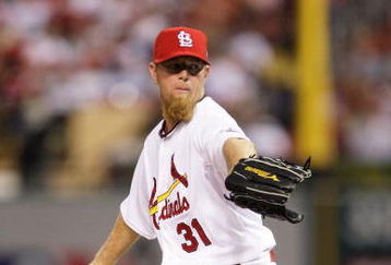 ST LOUIS, MO - JULY 14:  National League All-Star Ryan Franklin of the St. Louis Cardinals pitches during the 2009 MLB All-Star Game at Busch Stadium on July 14, 2009 in St Louis, Missouri.  (Photo by Jamie Squire/Getty Images)