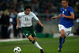 BARI, ITALY - APRIL 01:  Stephen Hunt of Ireland goes past Daniele De Rossi of Italy during the FIFA 2010 World Cup Qualifier between Italy and The Republic of Ireland in the Stadio San Nicola on April 1, 2009 in Bari, Italy.  (Photo by Richard Heathcote/Getty Images)