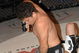 STUDIO CITY, CA - MAY 19: MMA fighters Jake Shields (bottom) and Nick Diaz demonstrate MMA fighting techniques at CBS's 'Elite XC Saturday Night Fights' Press Conference at CBS Radford Studios on May 19, 2008 in Studio City, California. (Photo by Stephen Shugerman/Getty Images)