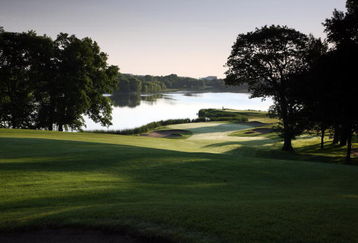 CHASKA, MN - JULY 01:  The par 4, 10th hole on the course at Hazeltine National Golf Club, venue for the 2009 PGA Championship, on July 1, 2008 in Chaska, Minnesota.  (Photo by David Cannon/Getty Images)