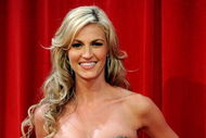 LOS ANGELES, CA - JULY 15:  ***EXCLUSIVE***  TV personality Erin Andrews poses during the 2009 ESPY awards held at Nokia Theatre LA Live on July 15, 2009 in Los Angeles, California. The 17th annual ESPYs will air on Sunday, July 19 at 9PM ET on ESPN.  (Photo by Kevork Djansezian/Getty Images for ESPY)