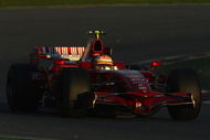 BARCELONA, SPAIN - NOVEMBER 17:   Luca Badoer of Italy and Ferrari in action during day one of Formula One Testing at the Circuit de Catalunya on November 17, 2008 in Barcelona, Spain.  (Photo by Mark Thompson/Getty Images)