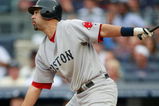 NEW YORK - AUGUST 08:  Mike Lowell #25 of the Boston Red Sox at bat during the game on August 8, 2009 at Yankee Stadium in the Bronx borough of New York City.  (Photo by Jared Wickerham/Getty Images)
